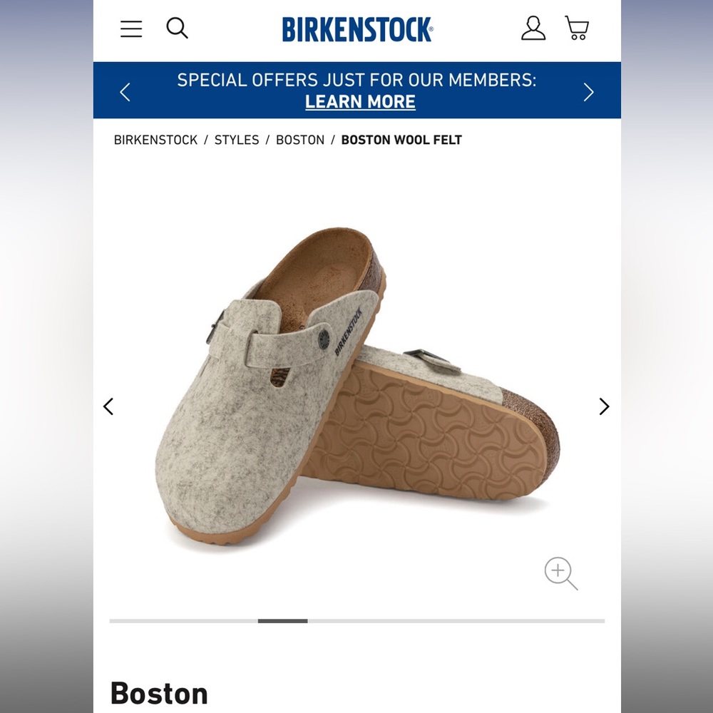 NWT Birkenstock Bostons